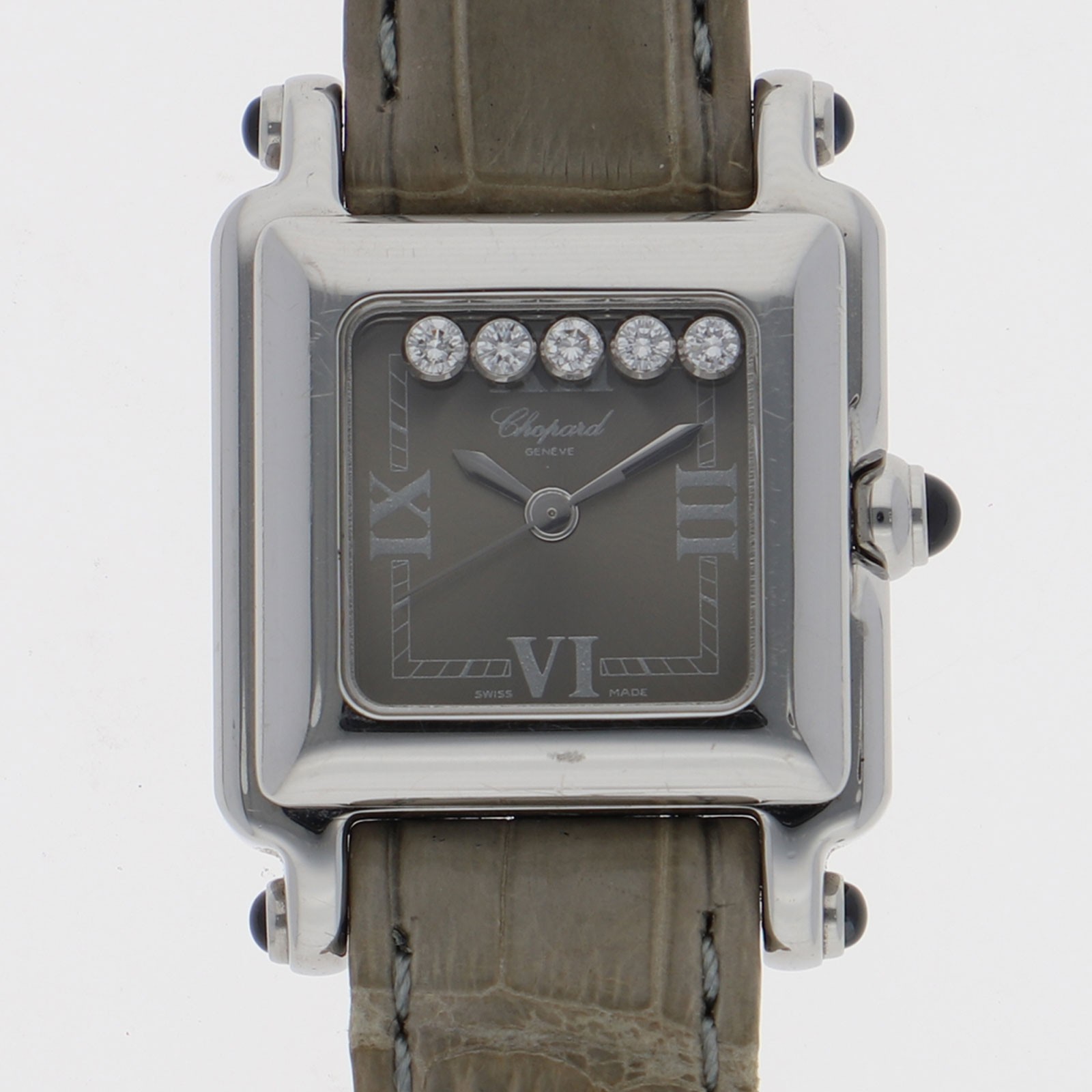 Chopard 27/8892-23 Happy Sport khaki Dial Quartz Stainless Steel Embossed