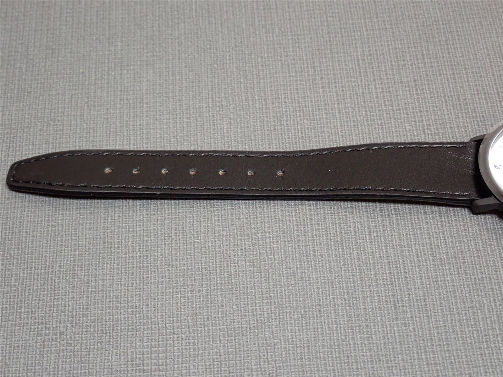NEW Projects Watches PJT-7406 Scratch M&Co 33mm Black Leather Band Watch
