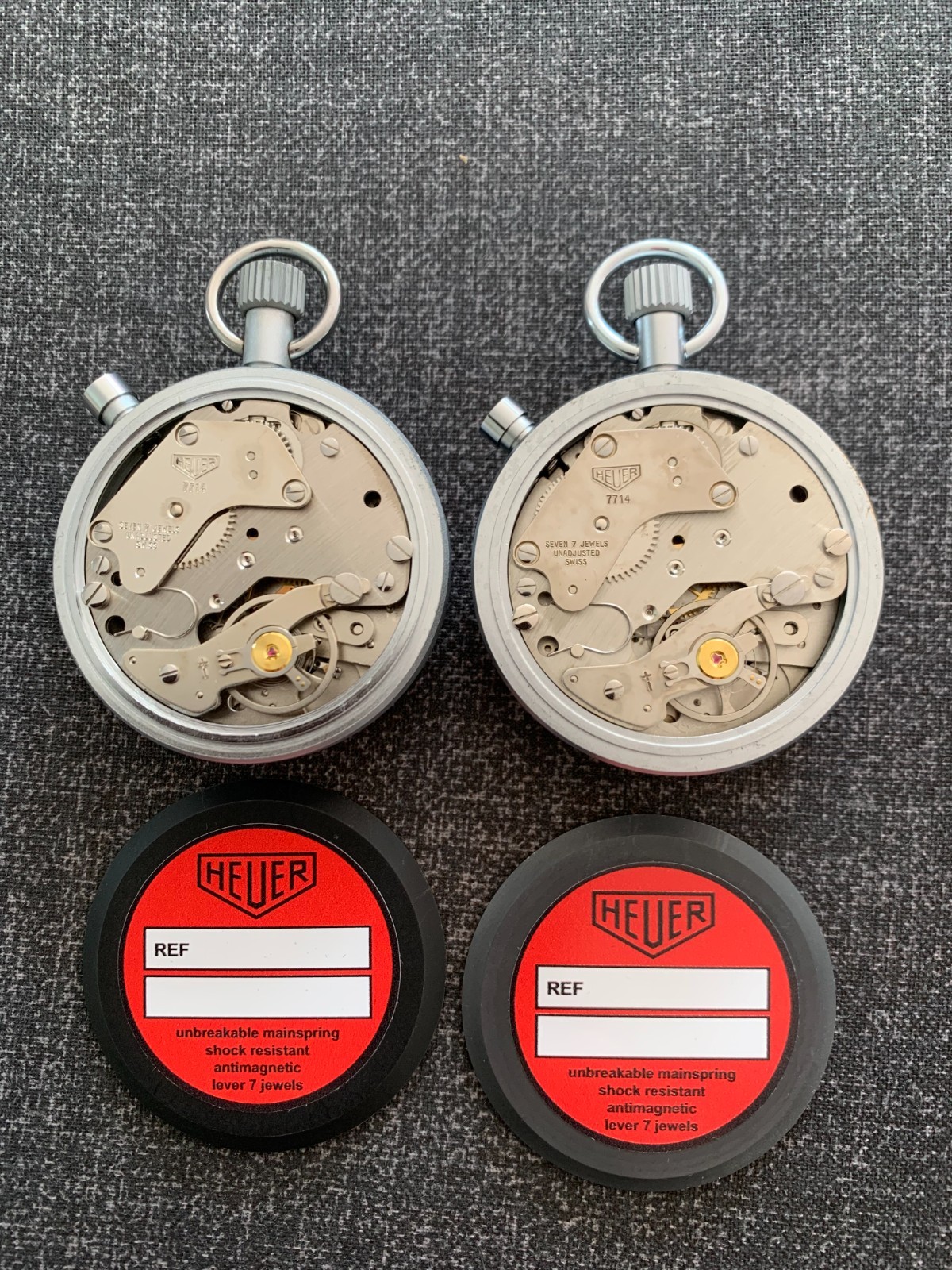 Heuer 12 Hour 0-60 minute register Rally Timer Serviced