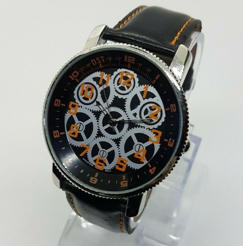 Pugle Boy U.S. trademark Geometric Yoga Simple Chill Watch Big Large watch 44m