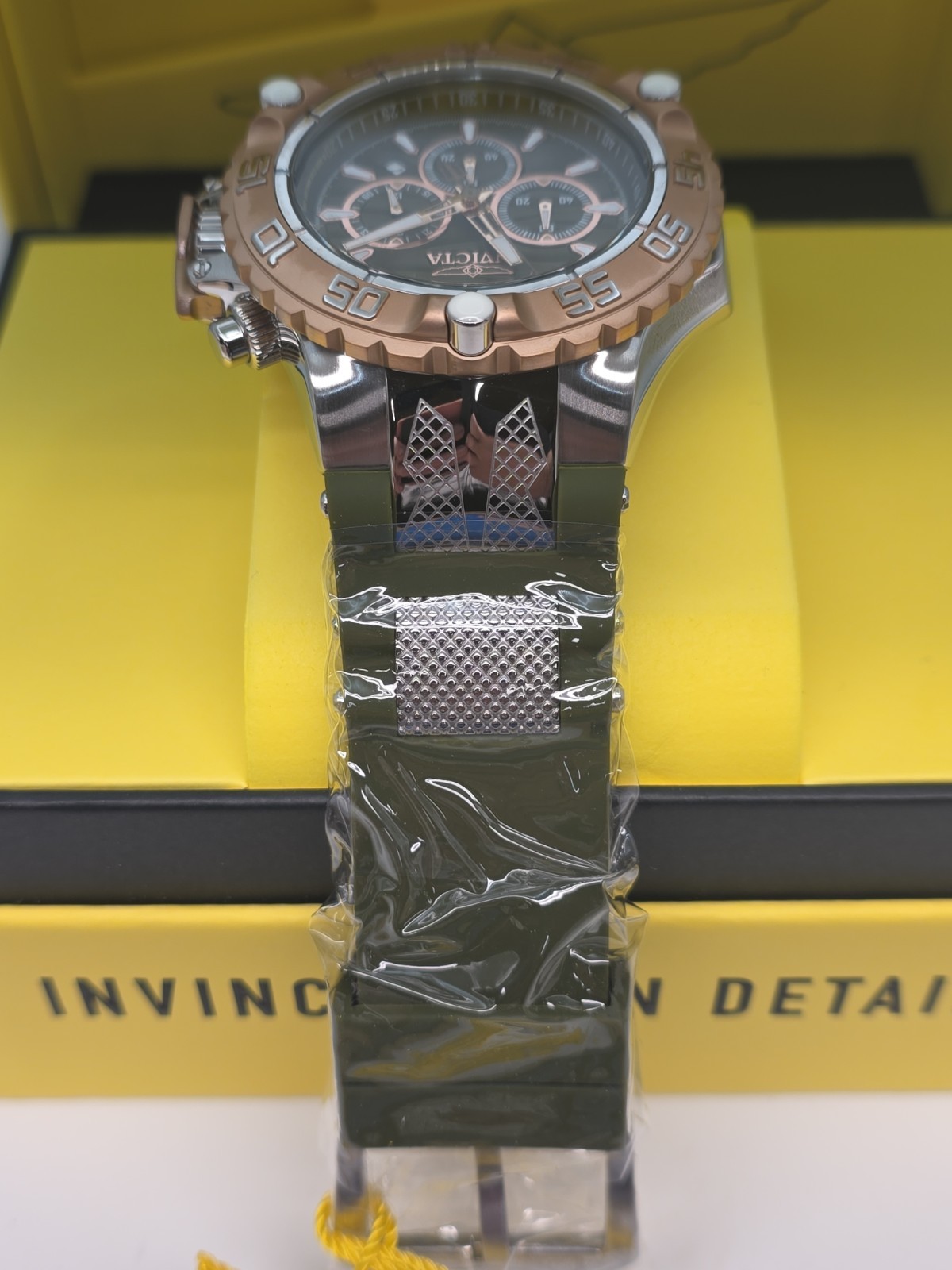 Invicta Subaqua Poseidon Men’s Watch – 55.4mm, Olive Green, Steel (48555)