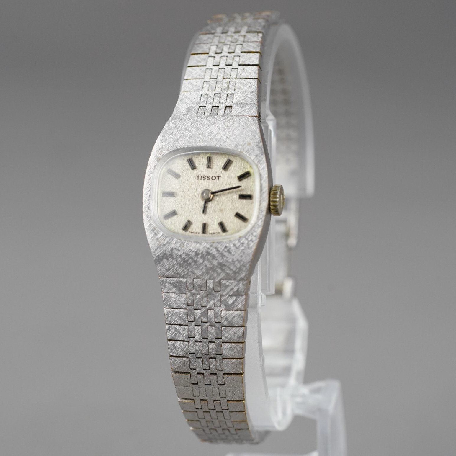 Tissot Swiss Made Mechanical Wristwatch Women’s Silver 18mm Stainless band