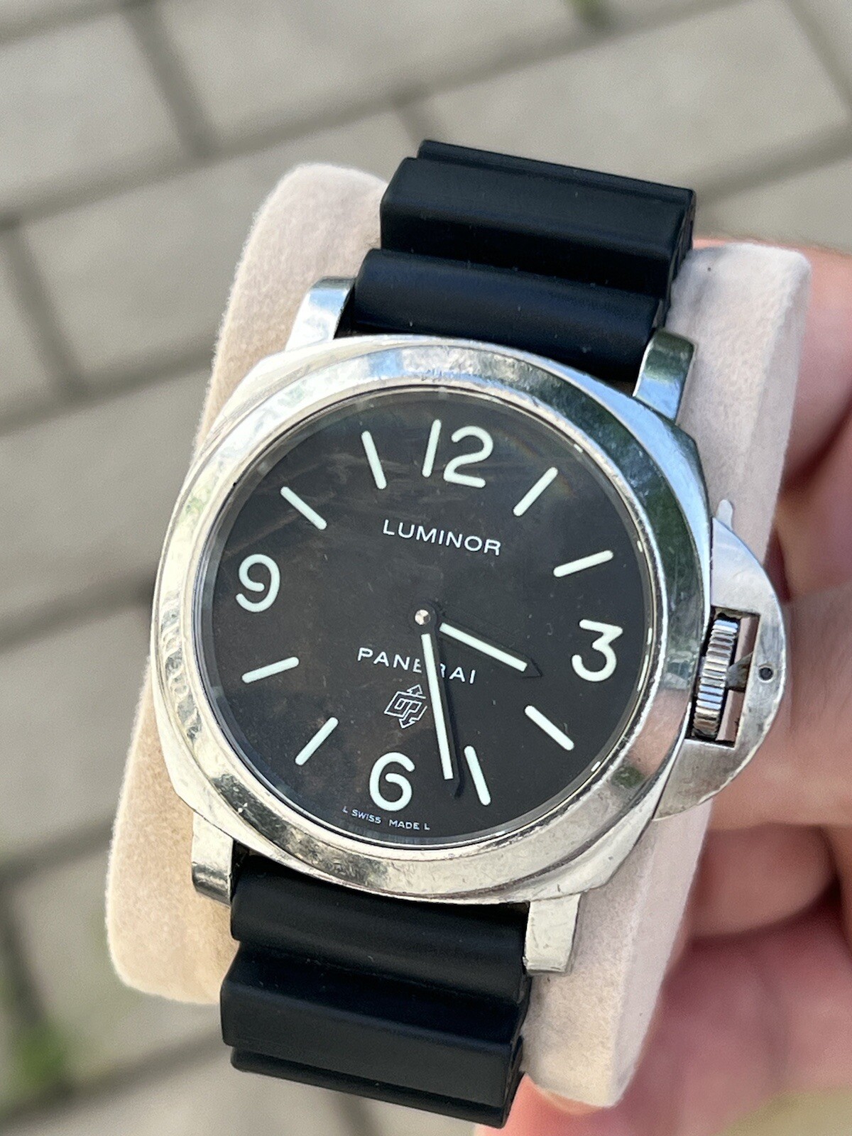 Panerai Luminor Men’s Black Dial 44mm Watch – PAM00000 – Watch Only