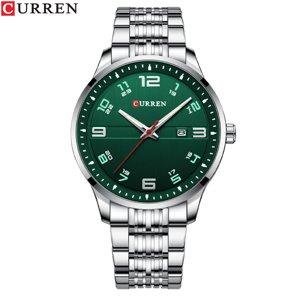 CURREN Men Quartz Watches Steel Watch Luminous Casual Business Male Wristwatch