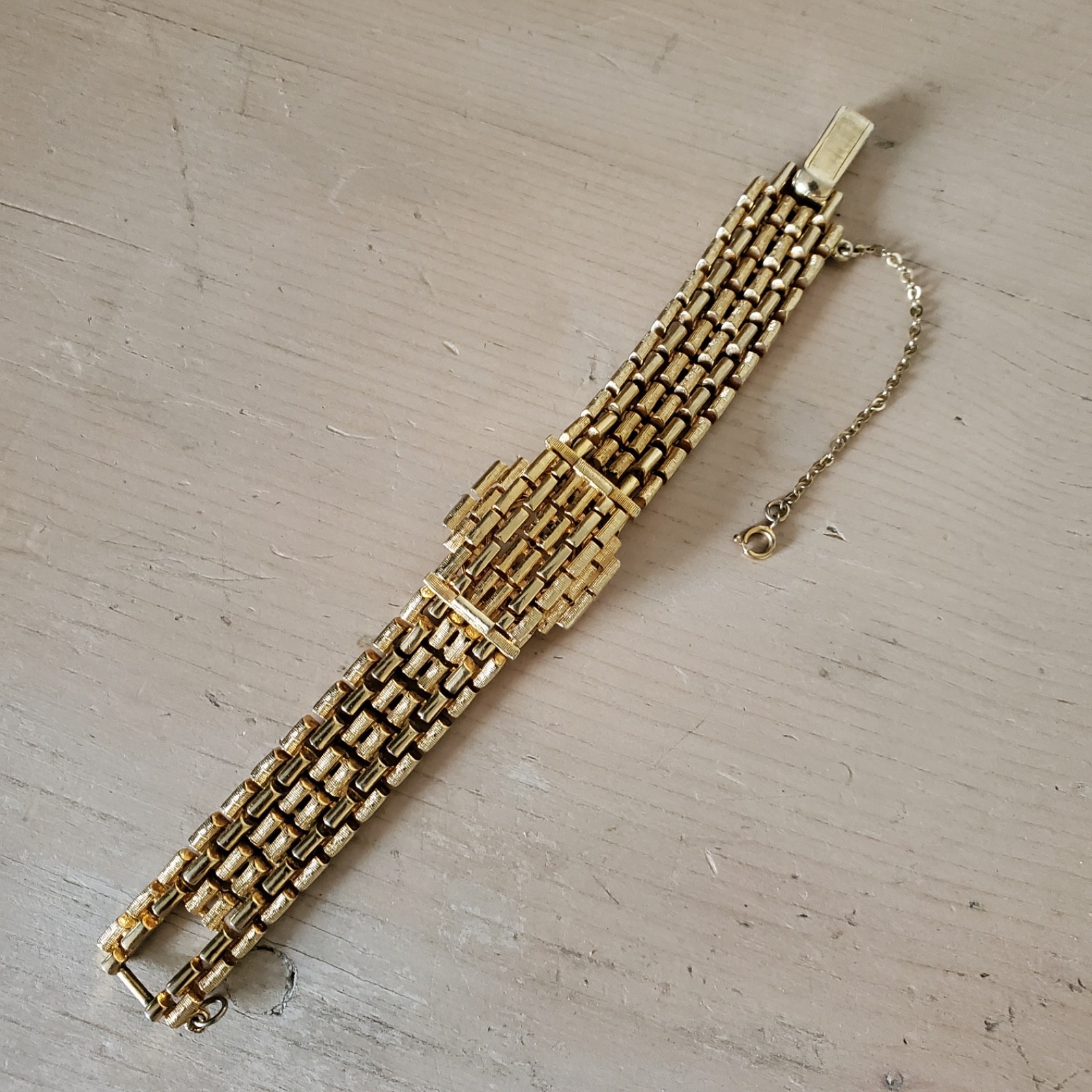 Vintage CORO Fashion Watches LTD Gold Plated Mid Century Modern Wristwatch Women