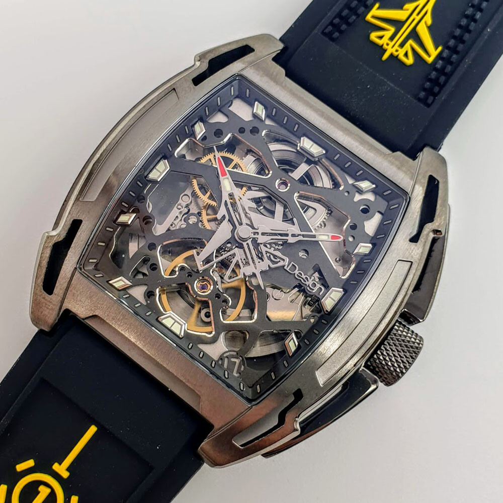 CIGA Design Z Series Aircraft Automatic Skeletonized Black Sapphire Men’s Watch