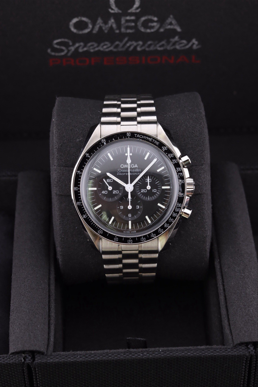 FULL SET 2024 Omega Speedmaster Moonwatch Pro HESALITE 310.30.42.50.01.001