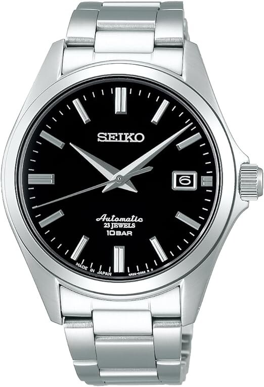 SEIKO SZSB012 Dress Line Mechanical Automatic Watch 39.9mm Black Dial New