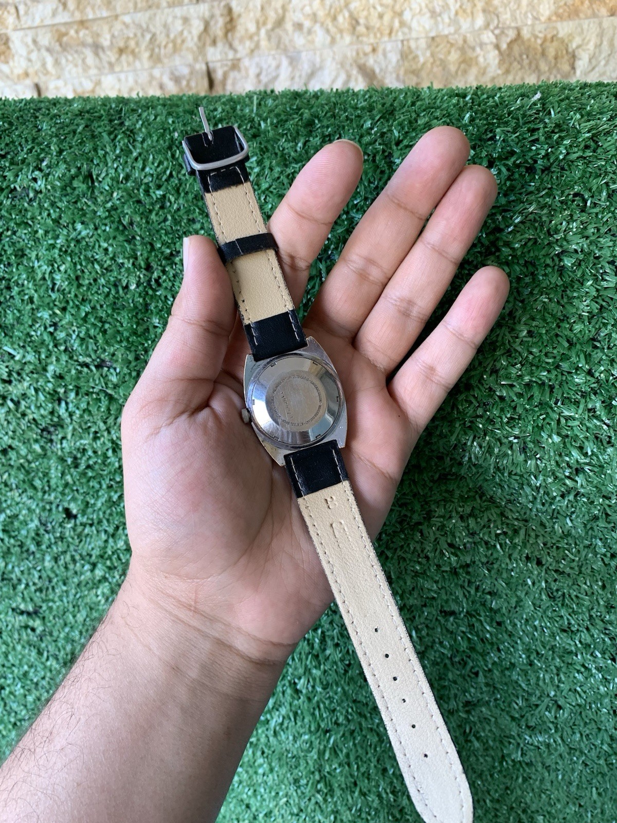 Dalil Special Automatic Islamic Compass Vintage Watch Swiss Made Date 34mm Men