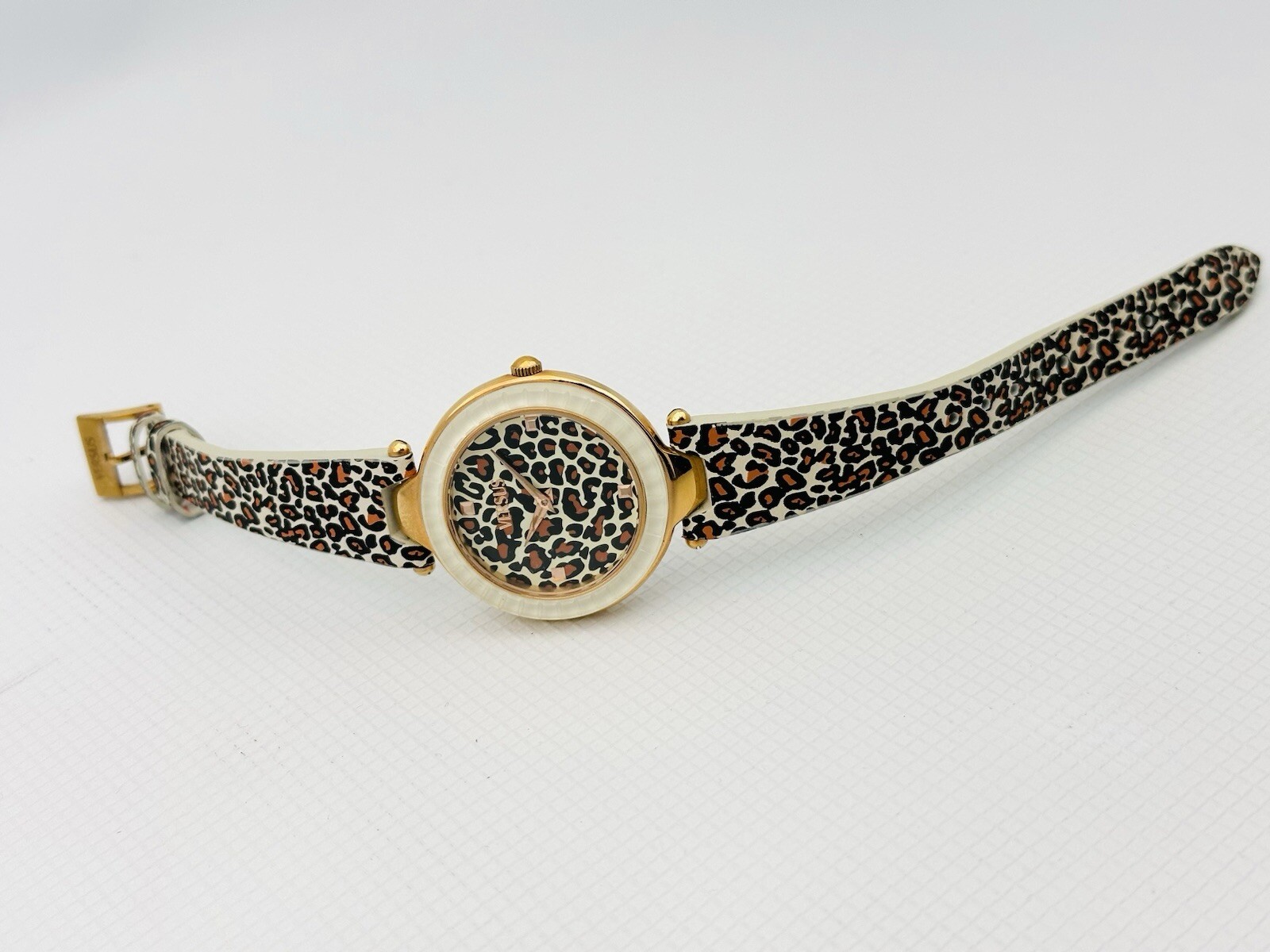 Versus by Versace SQ1040013 Sertie Multicolour Textured Glass Bezel Strap Watch