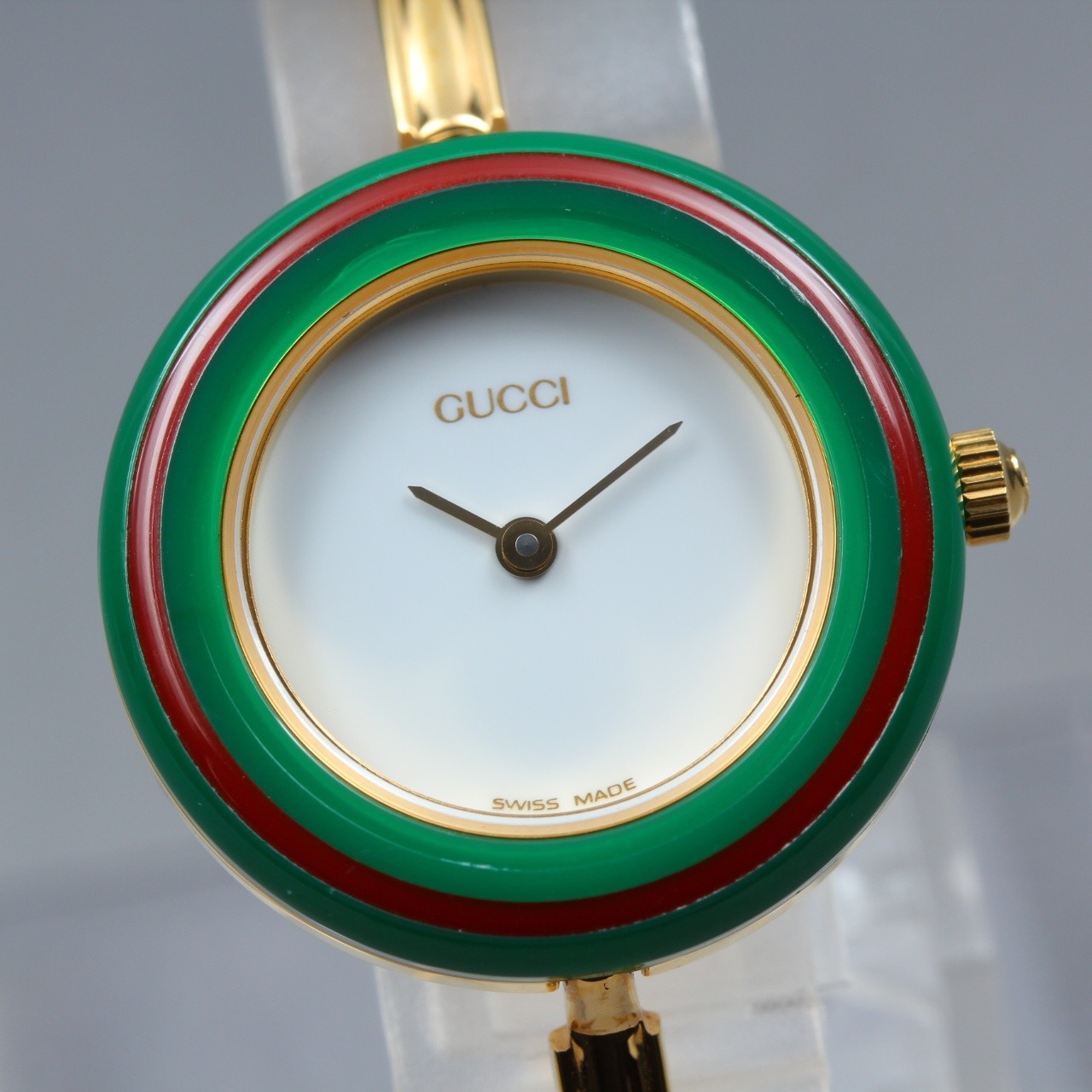 *MINT* GUCCI Change Bezel 11/12 Sherry Line Women’s Quartz Watch From JAPAN
