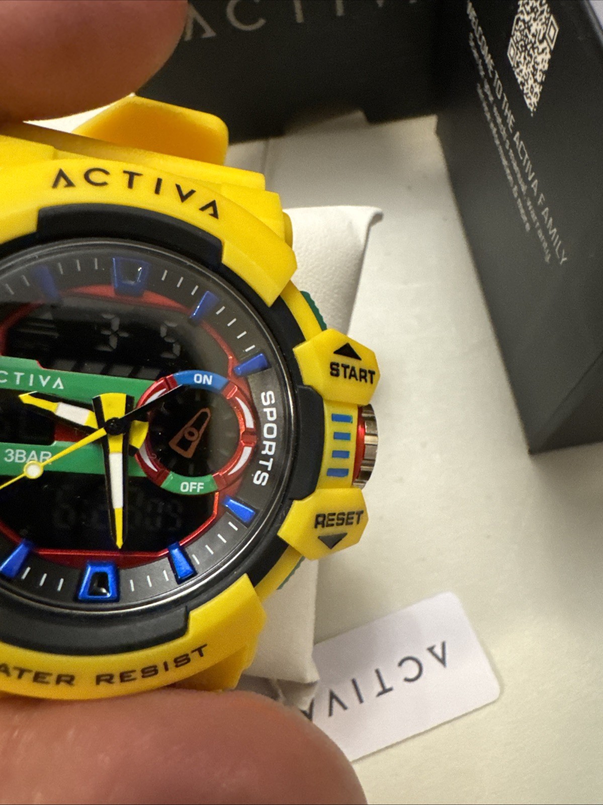 Activa Vord X Invicta Digital Men’s Watch – 49mm, Yellow (ACW8043-005)