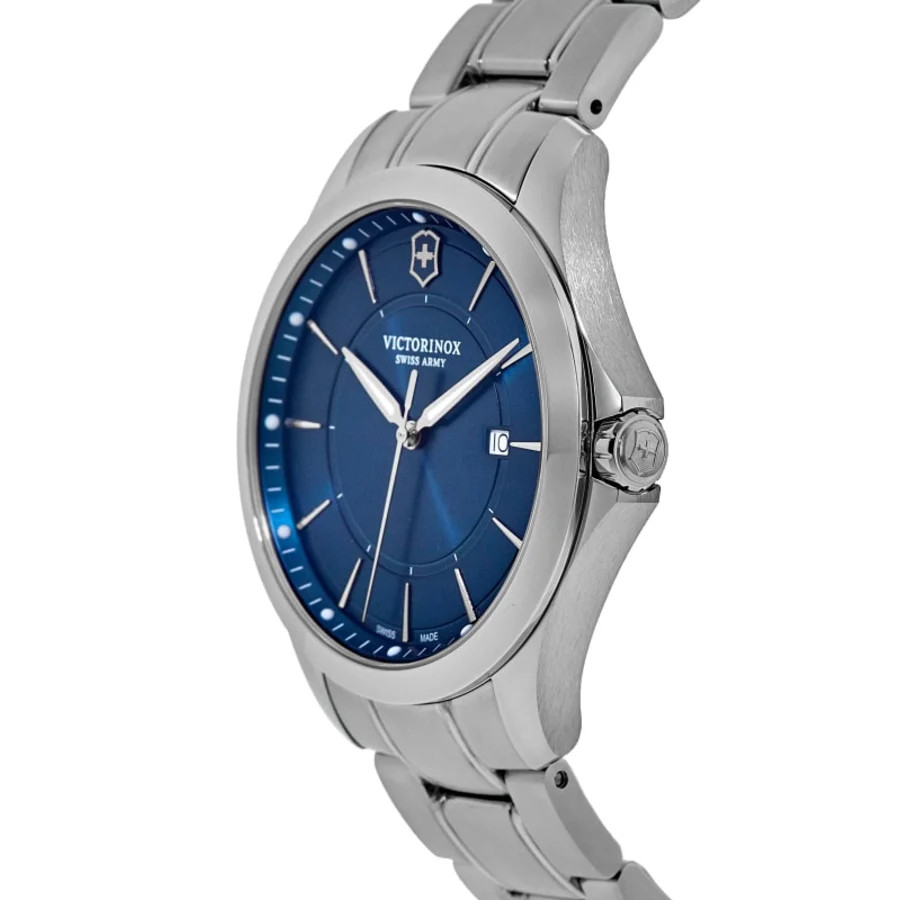 New Victorinox Swiss Army Alliance Blue Dial Steel Men’s Watch 241910