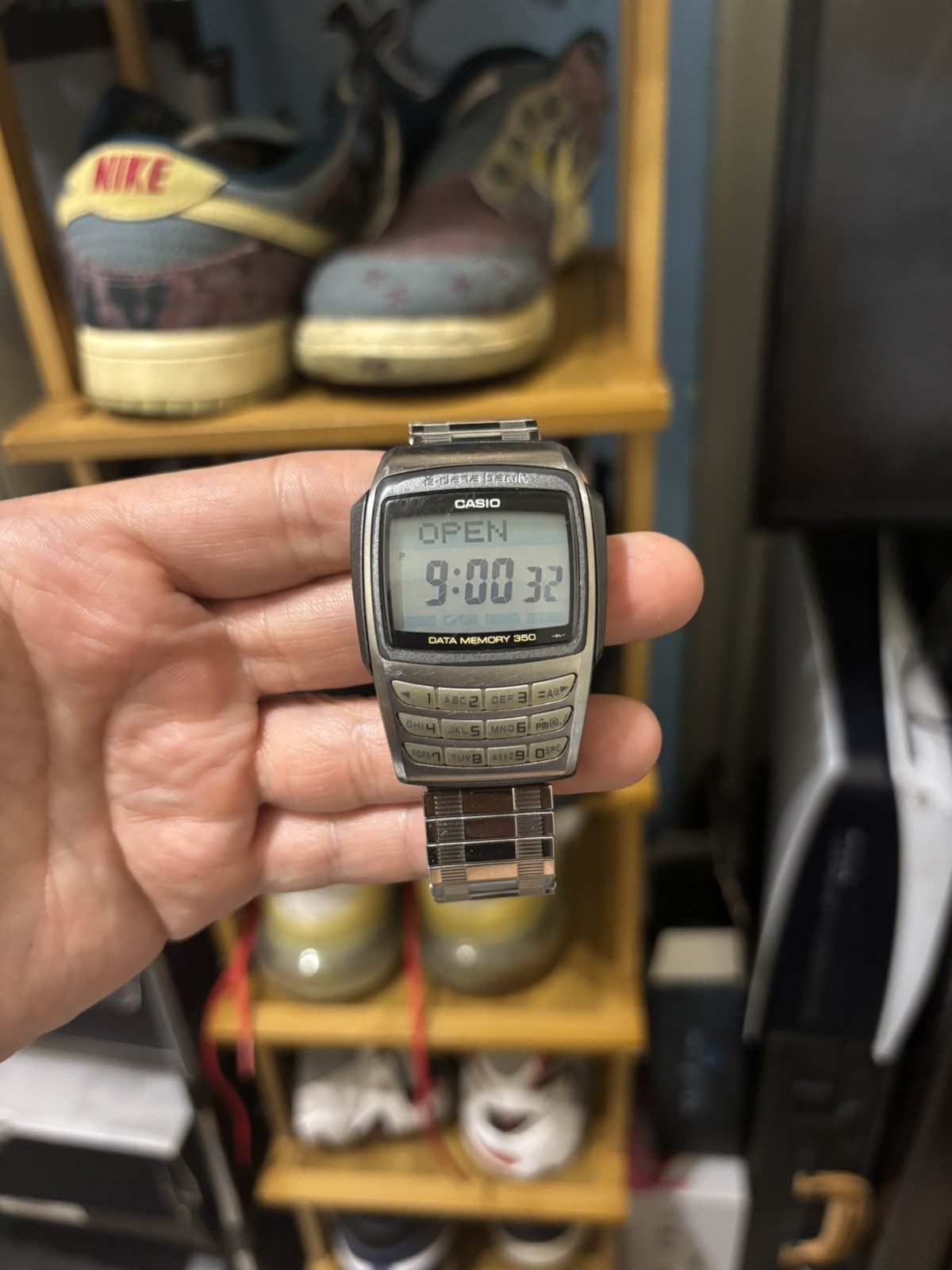 Vintage 1992 CASIO EDB-610 (2550) e-Data Bank Data Memory 350 36mm watch – RARE