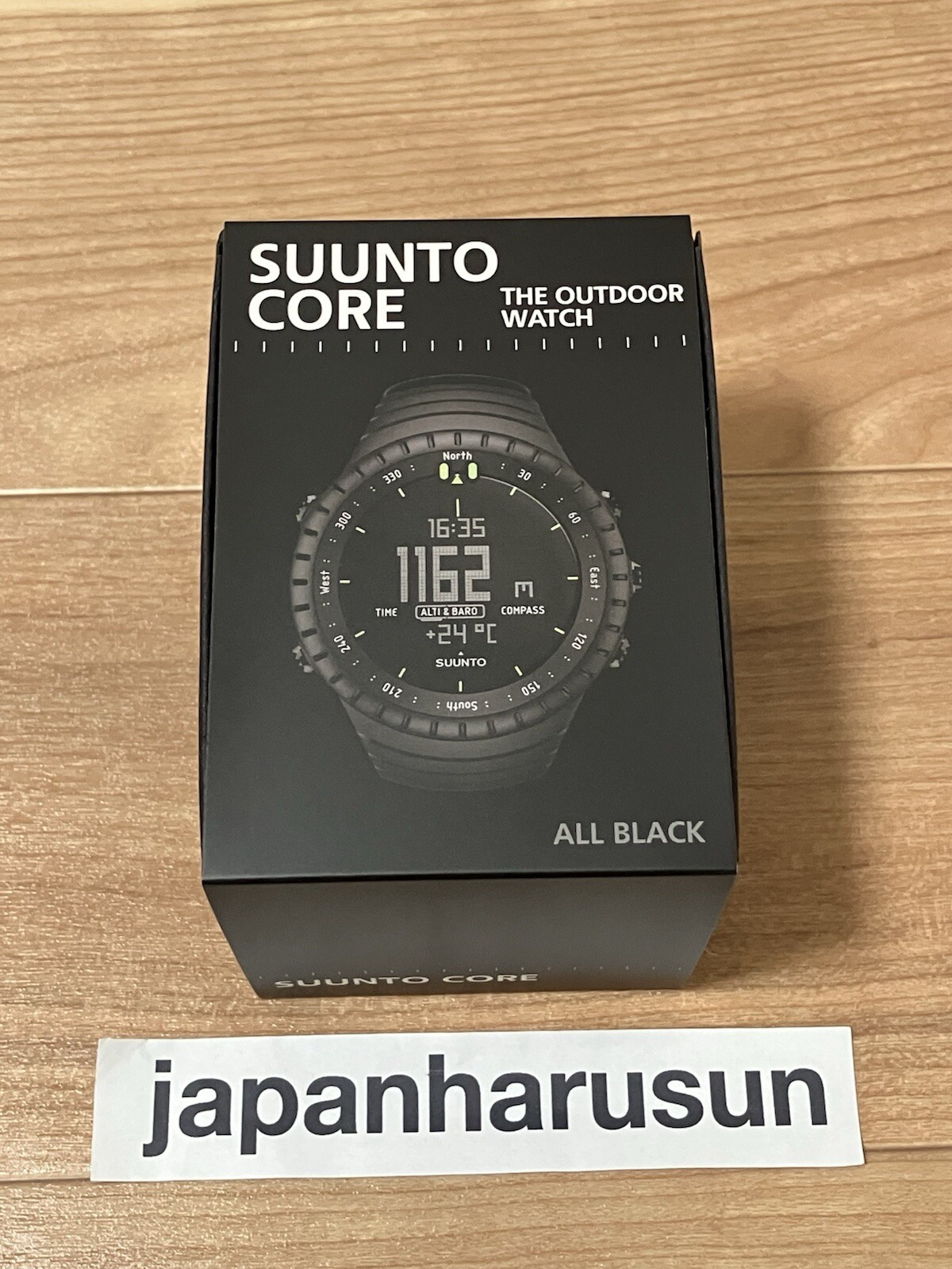 SUUNTO Core All Black Military Men’s Outdoor Sports Wrist Watch NEW JAPAN