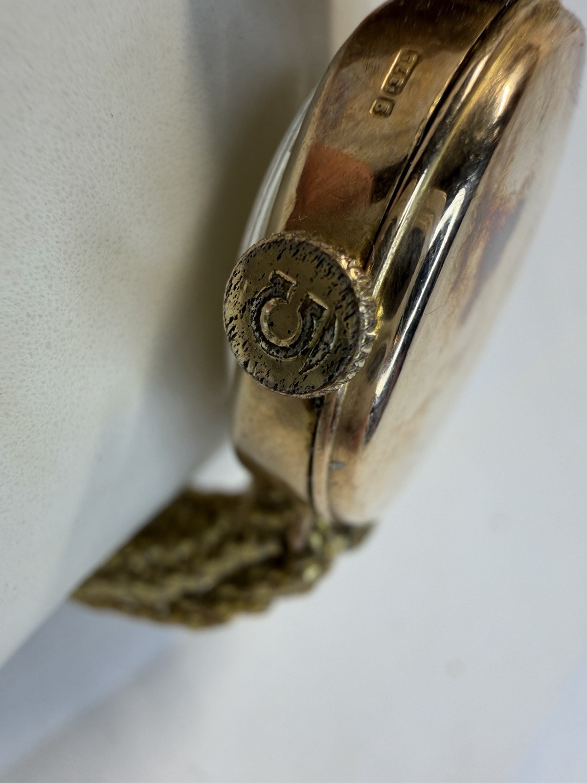 Vintage 1920s Catchecase Women’s Watch 9ct Solid Gold 20mm 7g Gold Weight