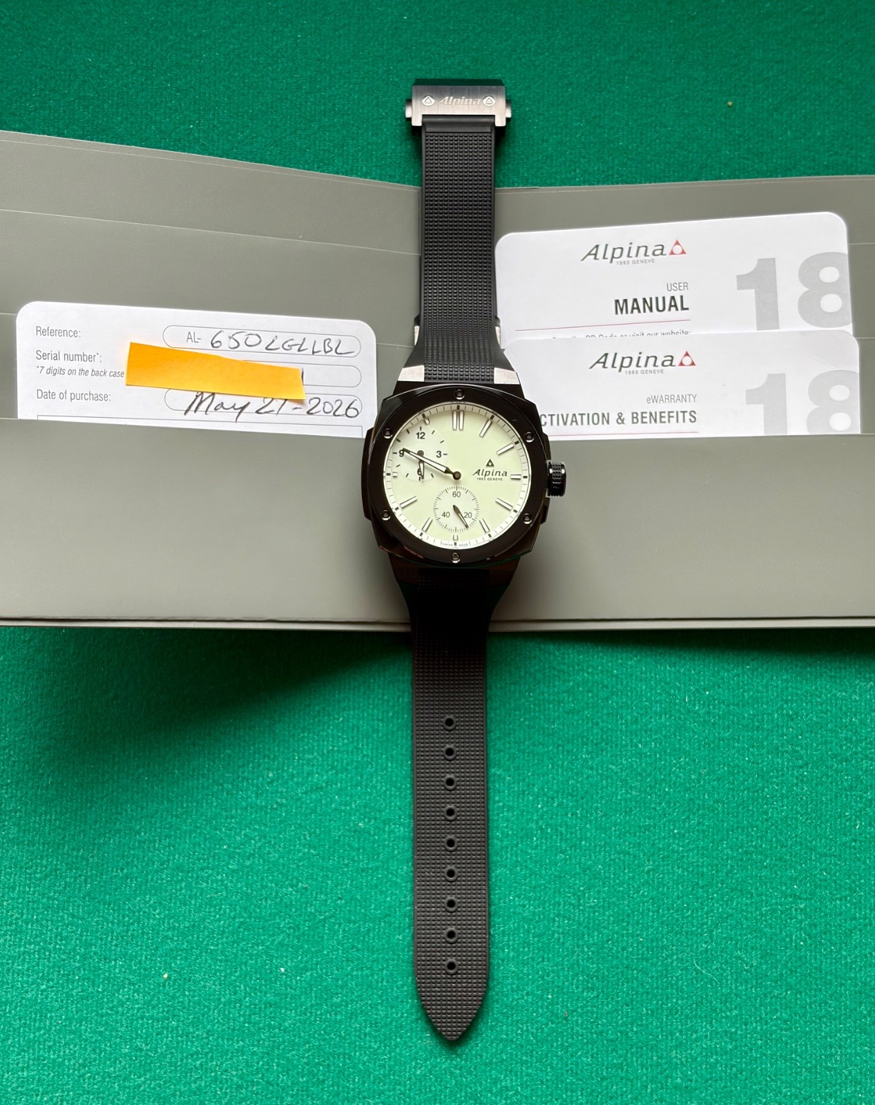 Alpina Alpiner Extreme Regulator AL-650LGLBL4AEBDLC Full Set 41mm