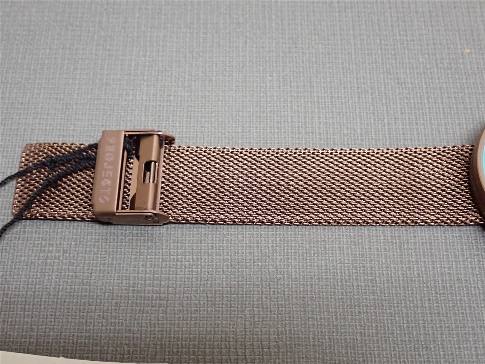 NEW Projects Watches PJT-7223 Ray Blue 40mm Brown Mesh Metal Band Watch