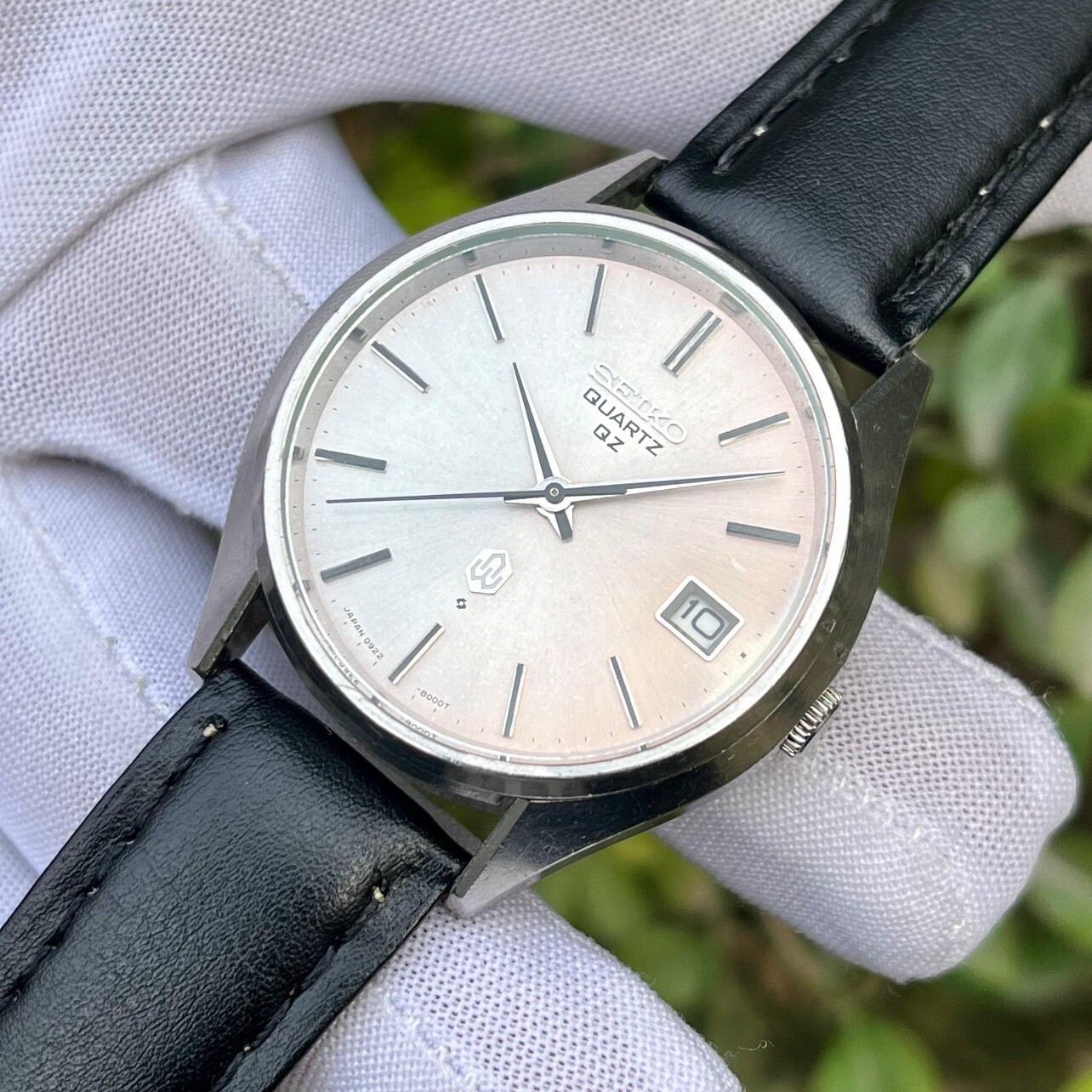 Vintage Seiko QZ Patina Dial JDM Dress Formal Japan Men’s Quartz Watch 0922-8000