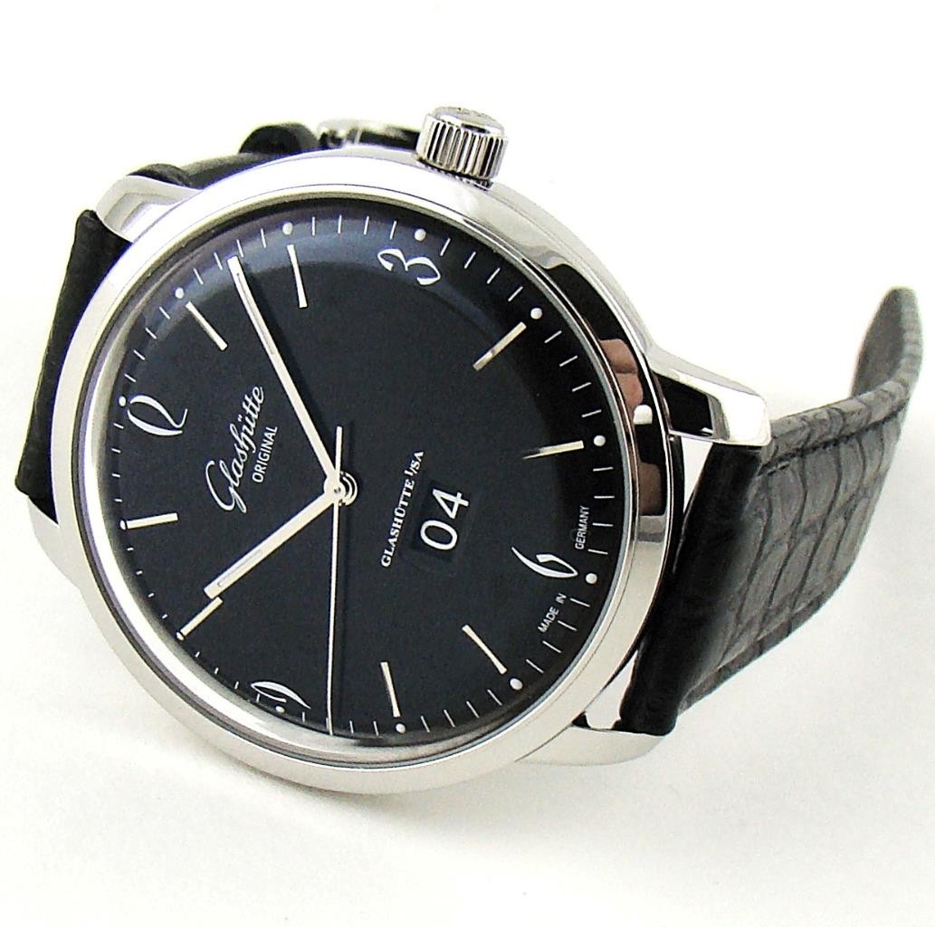 Glashutte Original Sixties Panorama Date Steel 42 mm 2-39-47-03-02-04 Warranty