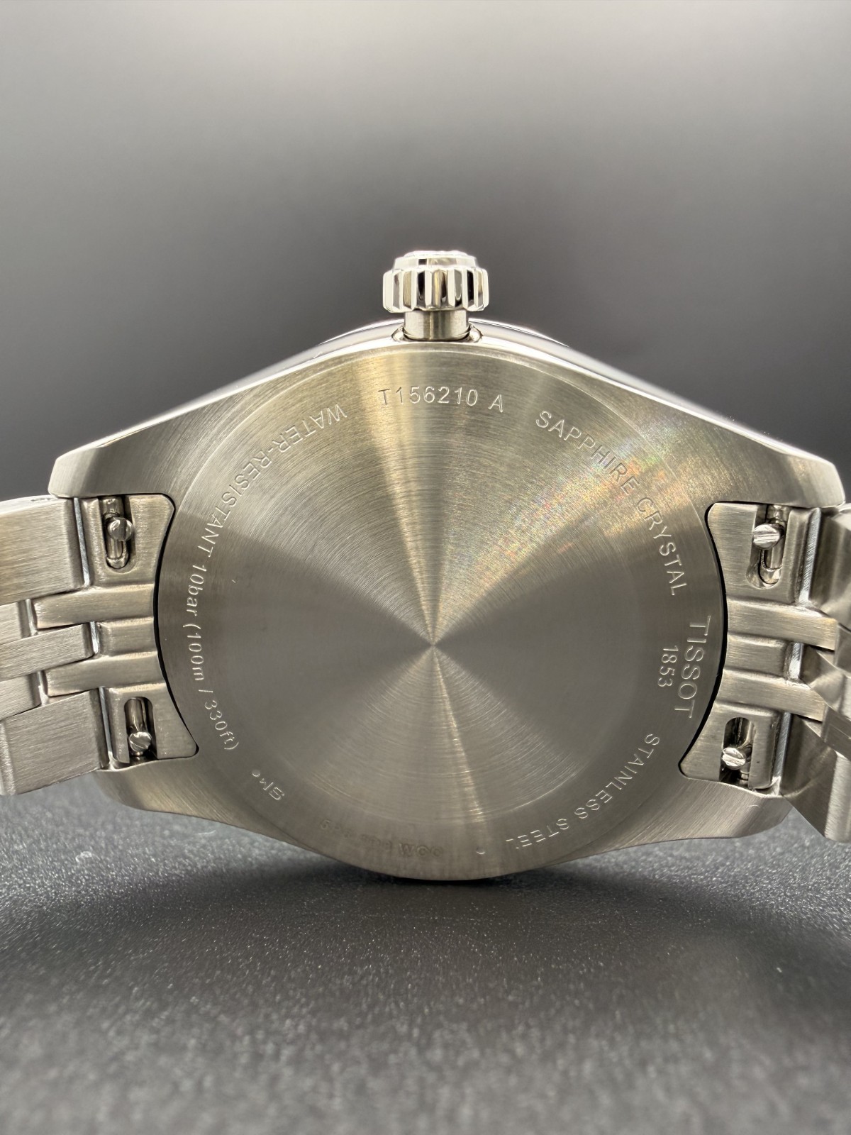 TISSOT BALLADE QUARTZ 34MM LIGHT GREEN DIAL UNISEX WATCH T156.210.11.091.00
