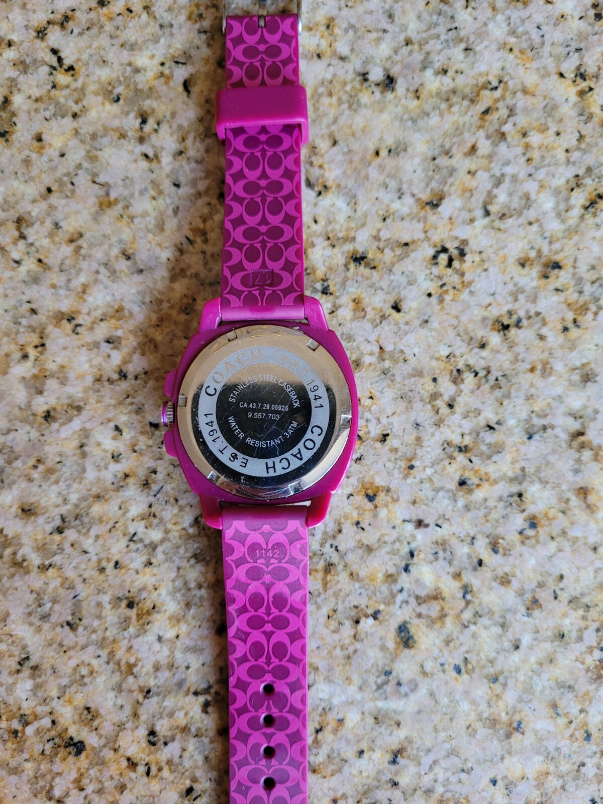 COACH Boyfriend Berry Watch Silicone / Rubber Band