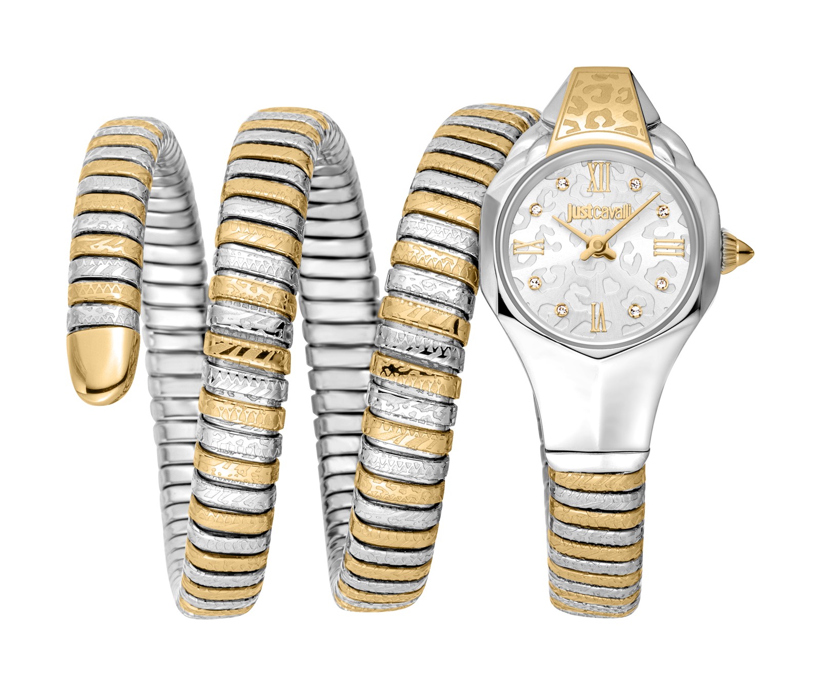Just Cavalli Women’s Snake 316L Stainless Steel Watch
