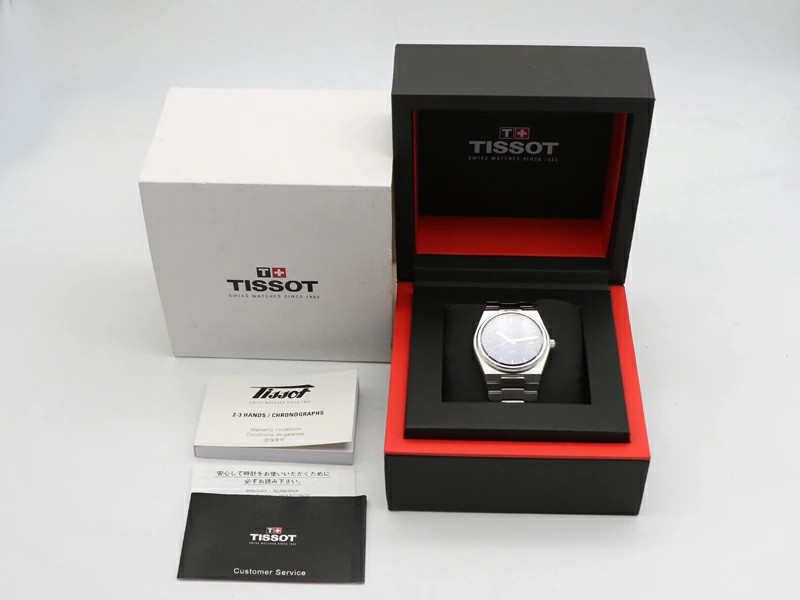 Tissot PRX Navy Dial 40mm SS Quartz Men’s Watch Date From Japan