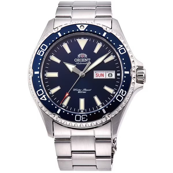 ORIENT Ray II RN-AA0002L Automatic 200m Diver Watch Blue Dial 41.5mm New