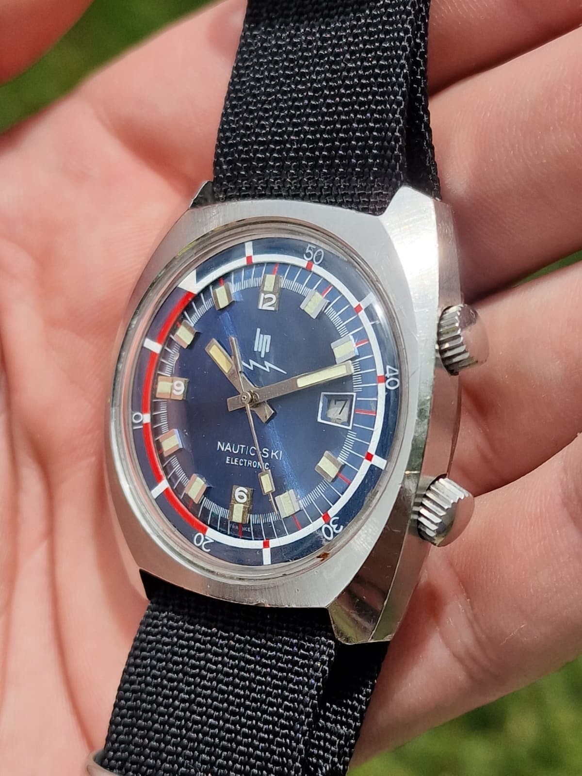 Lip Nautic Ski Electronic Vintage Hybrid Watch
