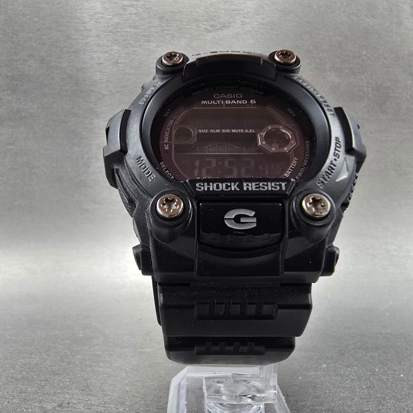 Casio G-Shock GW-7900B Watch Men 50mm Digital Black Tone Alarm Chrono Solar Runs