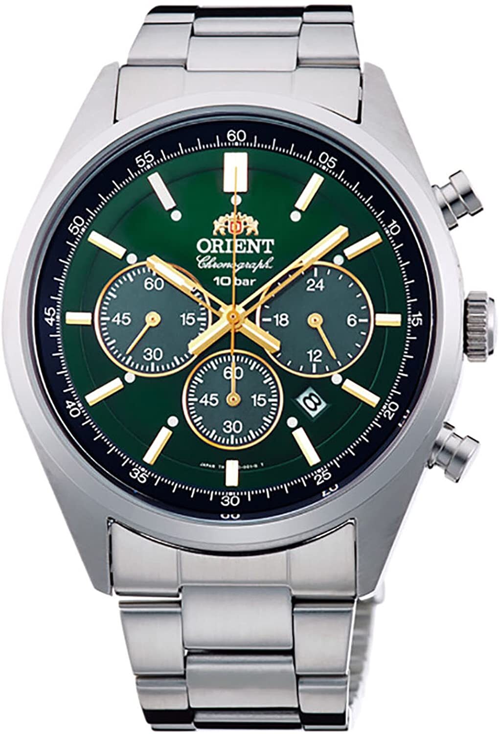 ORIENT Men’s watch NEO 70’s SOLAR PANDA brilliant green WV0031TX