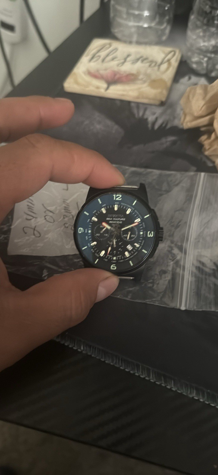 INVICTA SEA VULTURE RESERVE WATCH JUST THE HEAD missing the bands