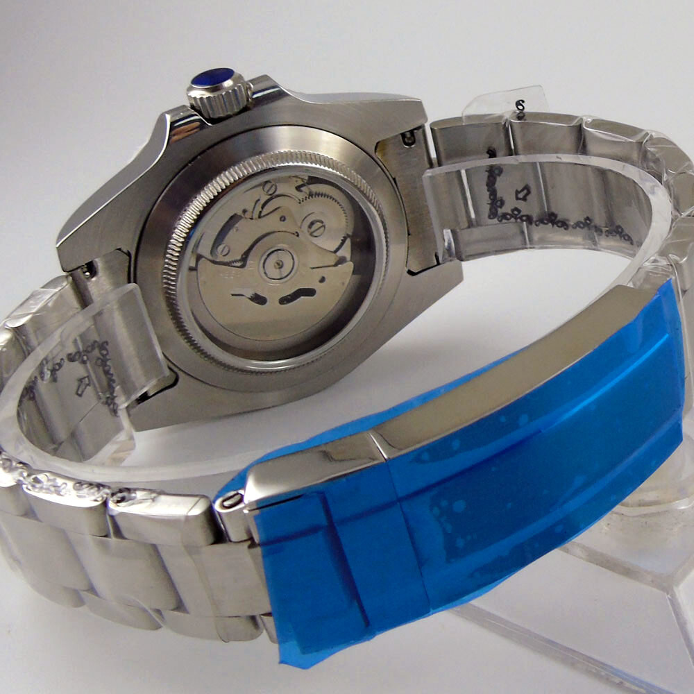 Tandorio Black Dial Japan NH36A Date Automatic Men’s Watch Sapphire Crystal