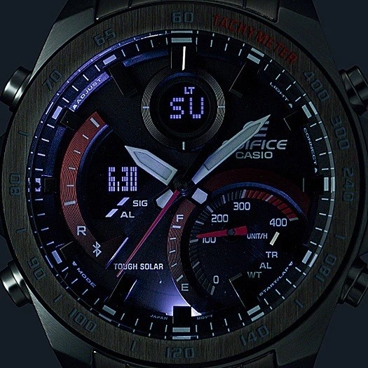 CASIO EDIFICE Smartphone Link Bluetooth ECB 900DB 1A Black x Silver Men’s Watch