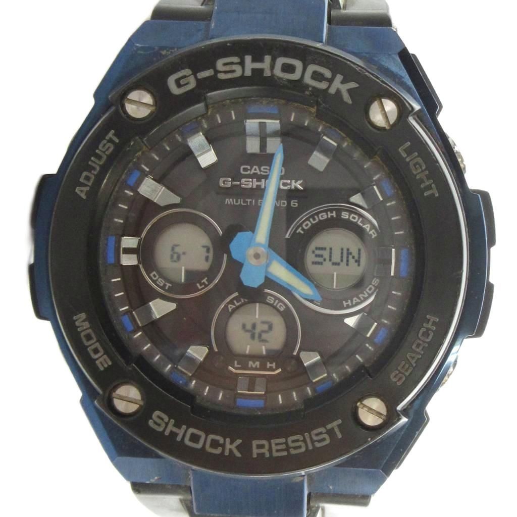 Casio G Shock CASIO G SHOCK GST W300G Watch Quartz Ana Digi Logo Calendar Date B