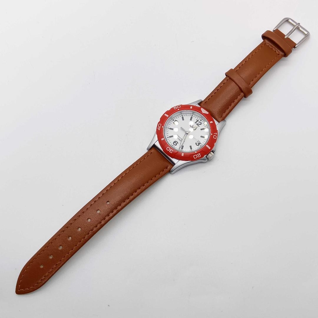 Citizen Q&Q Quartz Watch Mens Stainless Steel 37mm 19cm/7.5in