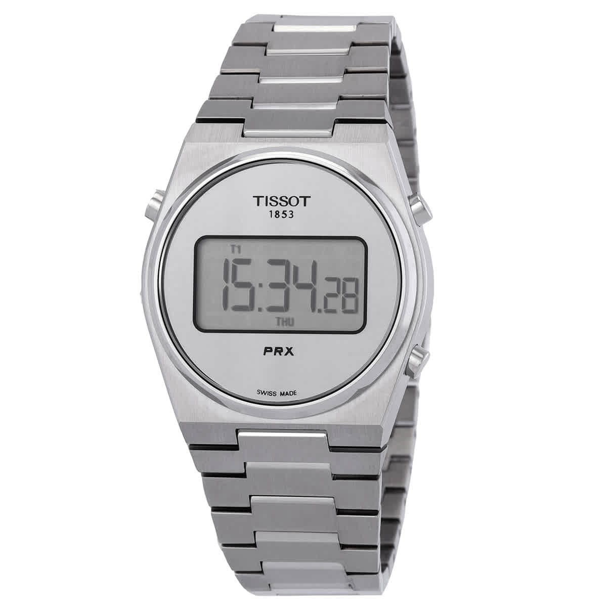 Tissot PRX Digital Quartz Silver Dial Watch T1372631103000