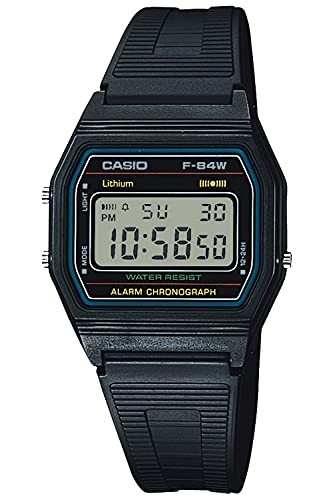 Casio Wristwatch Collection F-84W-1QJH Men’s Black Classic Digital Watch