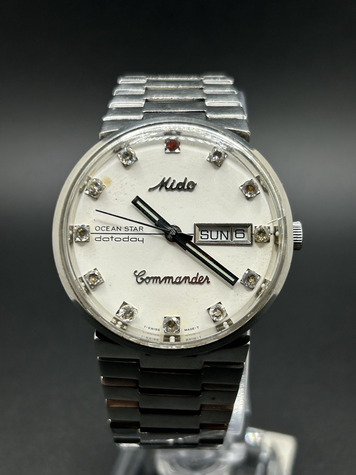 Vintage MIDO Ocean Star Datoday Commander 8269 Swiss Made Rare Dial Men’s Watch