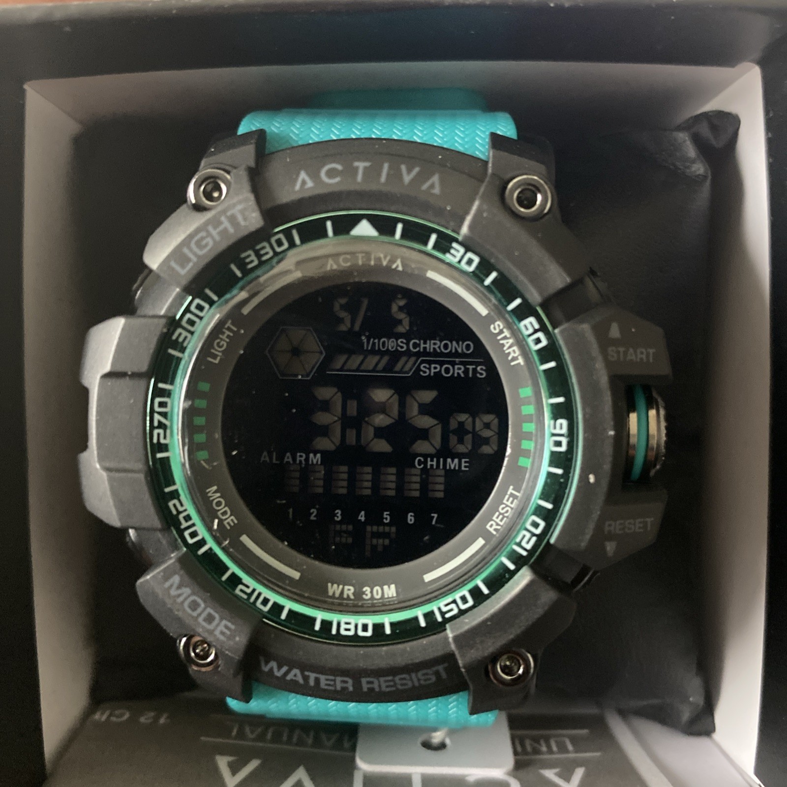 Activa X Invicta Digital Men’s Watch – 56mm. Green (ACW8020-006)