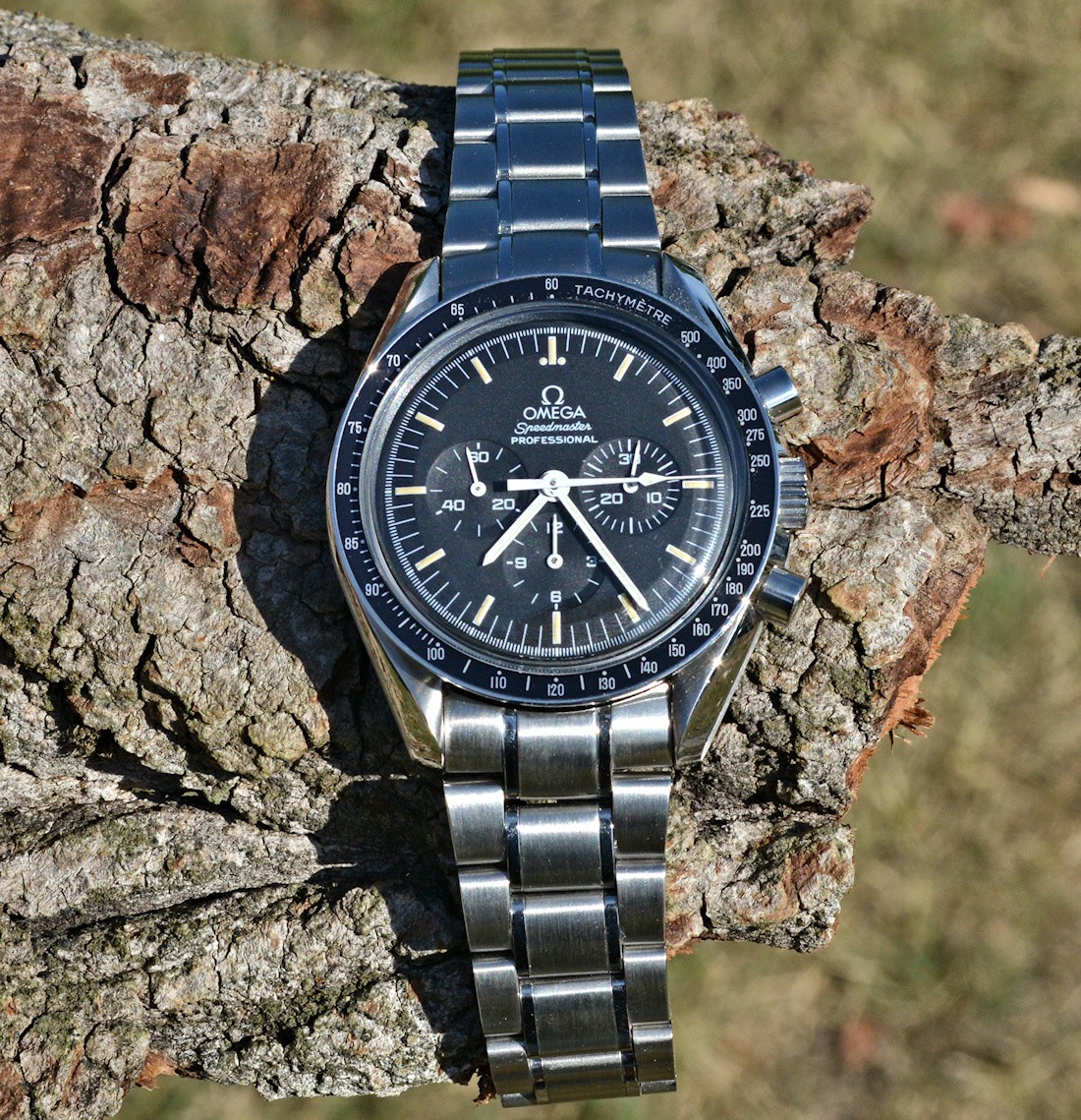 Omega Speedmaster Moonwatch Chrono 1996 Transition Movement 1861 Dial 861