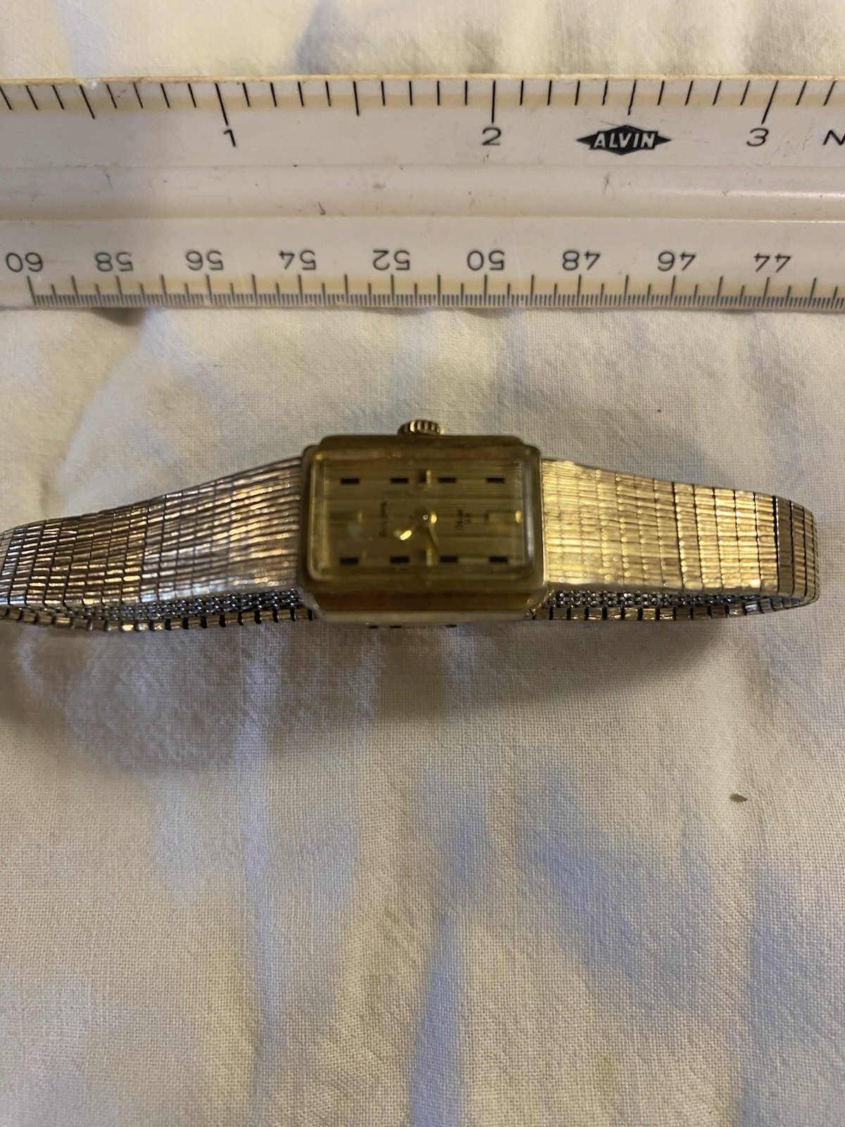 BULOVA DIOR 23 10K Rolled Gold Ladies Watch Vintage Does Not Tick READ!!