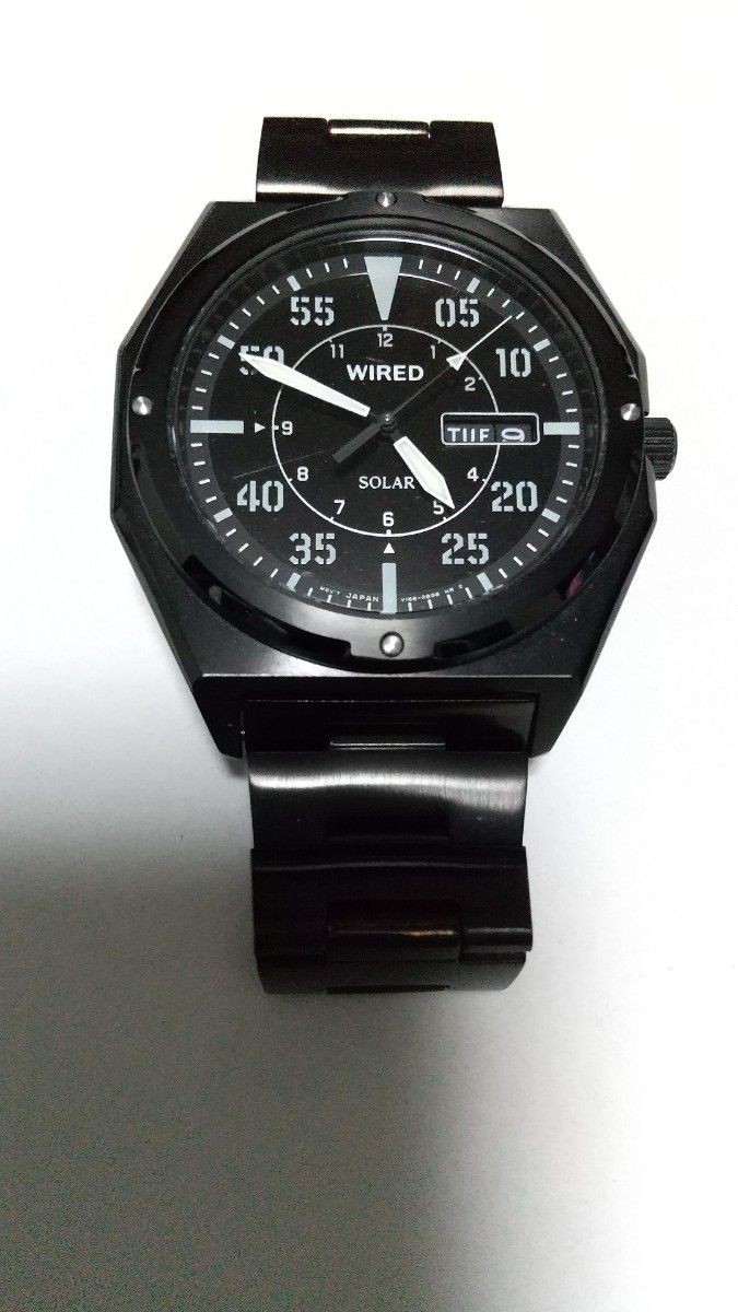 WIRED SOLAR Men s Watch Black