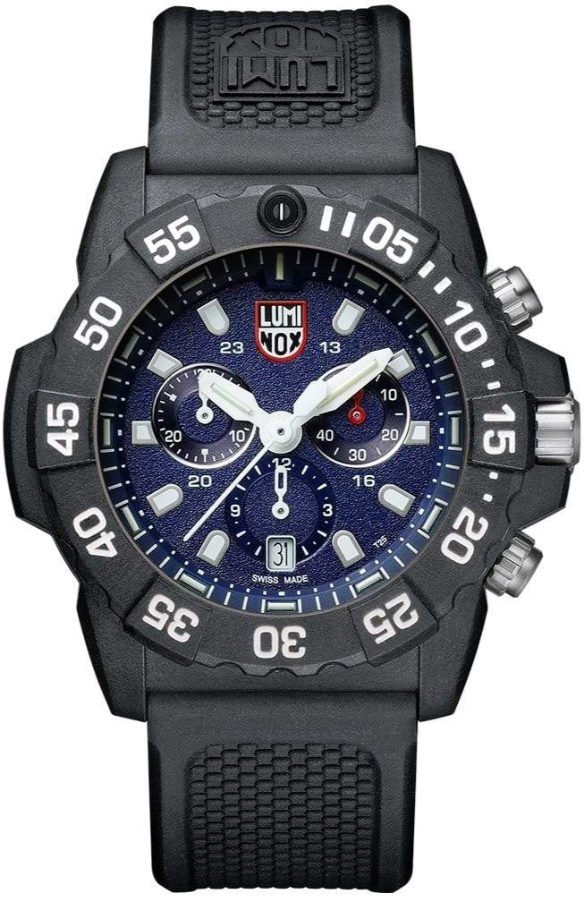 Luminox XS.3583 NAVY SEAL CHRONOGRAPH blue black Rubber 45 mm Men’s Watch NEW