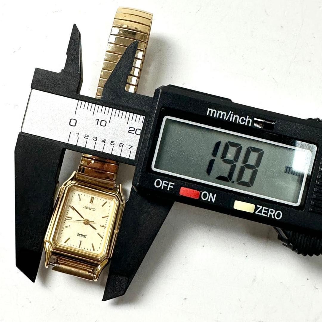 SEIKO Spirit 1F21-5B40 Gold Quartz Ladies Watch
