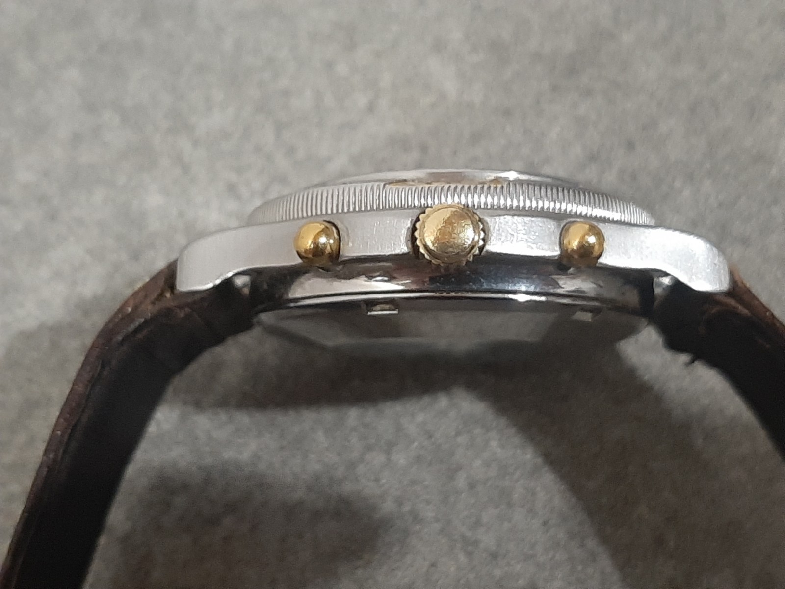 80s AUTOMATIC CHRONO. ETA -VALJOUX 7750. 3 Atm. SCREW CROWN. SAPPHIRE GLASS