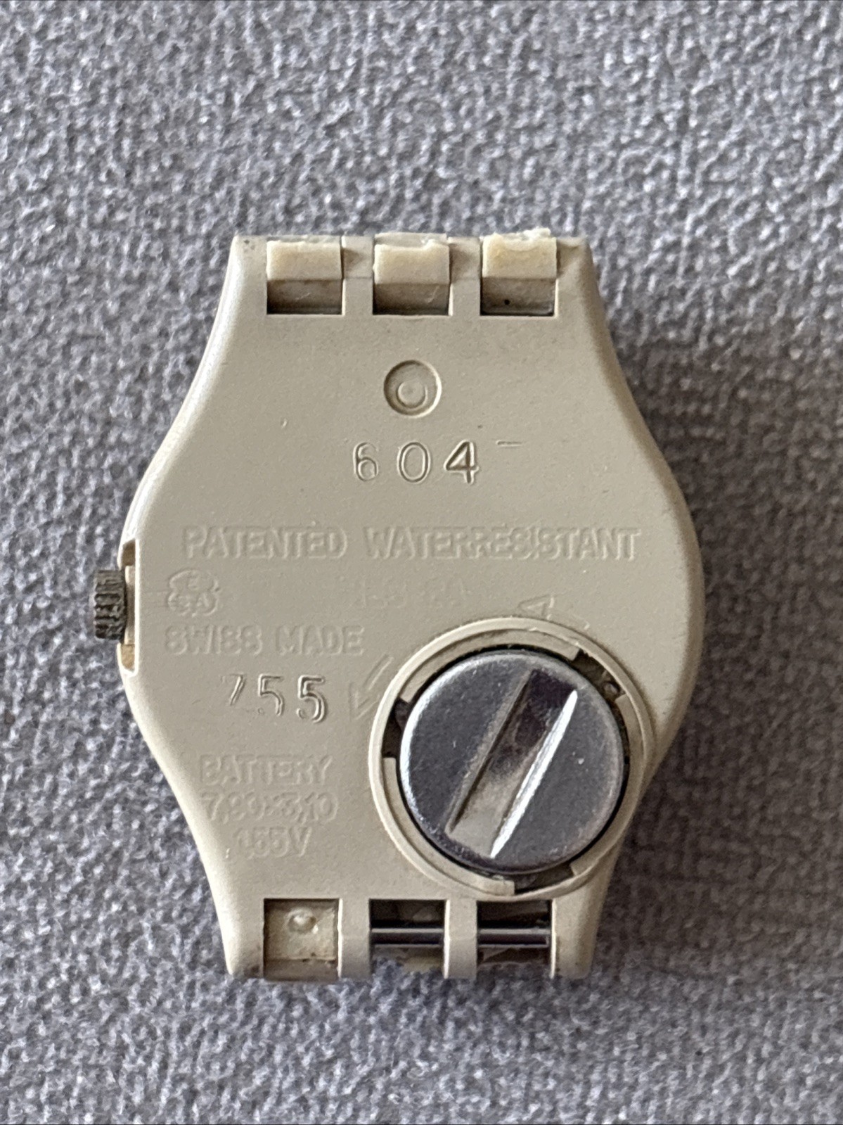 Swatch Watch Women 1985 Great Condition Working Vintage Rare No Straps
