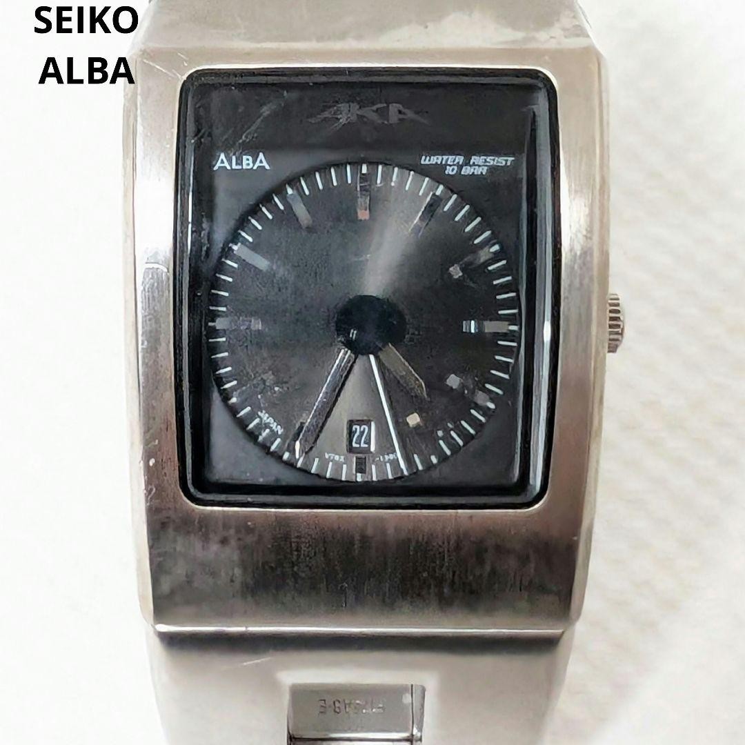 SEIKO ALBA Quartz Watch, 10 ATM Water Resistant, Date Display, Men’s Vintage