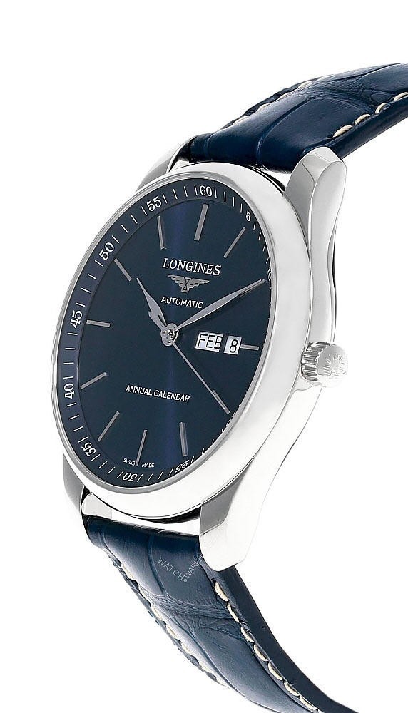 Longines Master Collection 42mm Automatic Blue Leather Men’s Watch L2.920.4.92.0